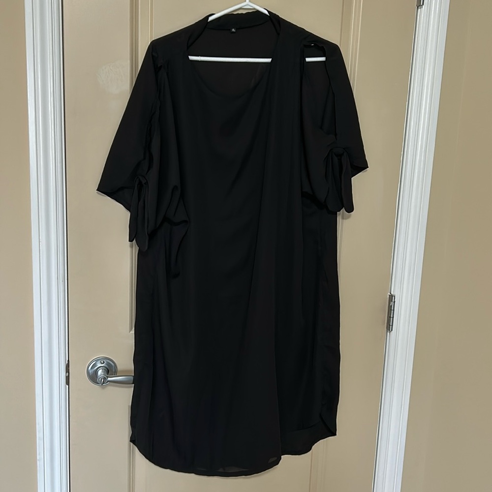 Sheer black dress size XL